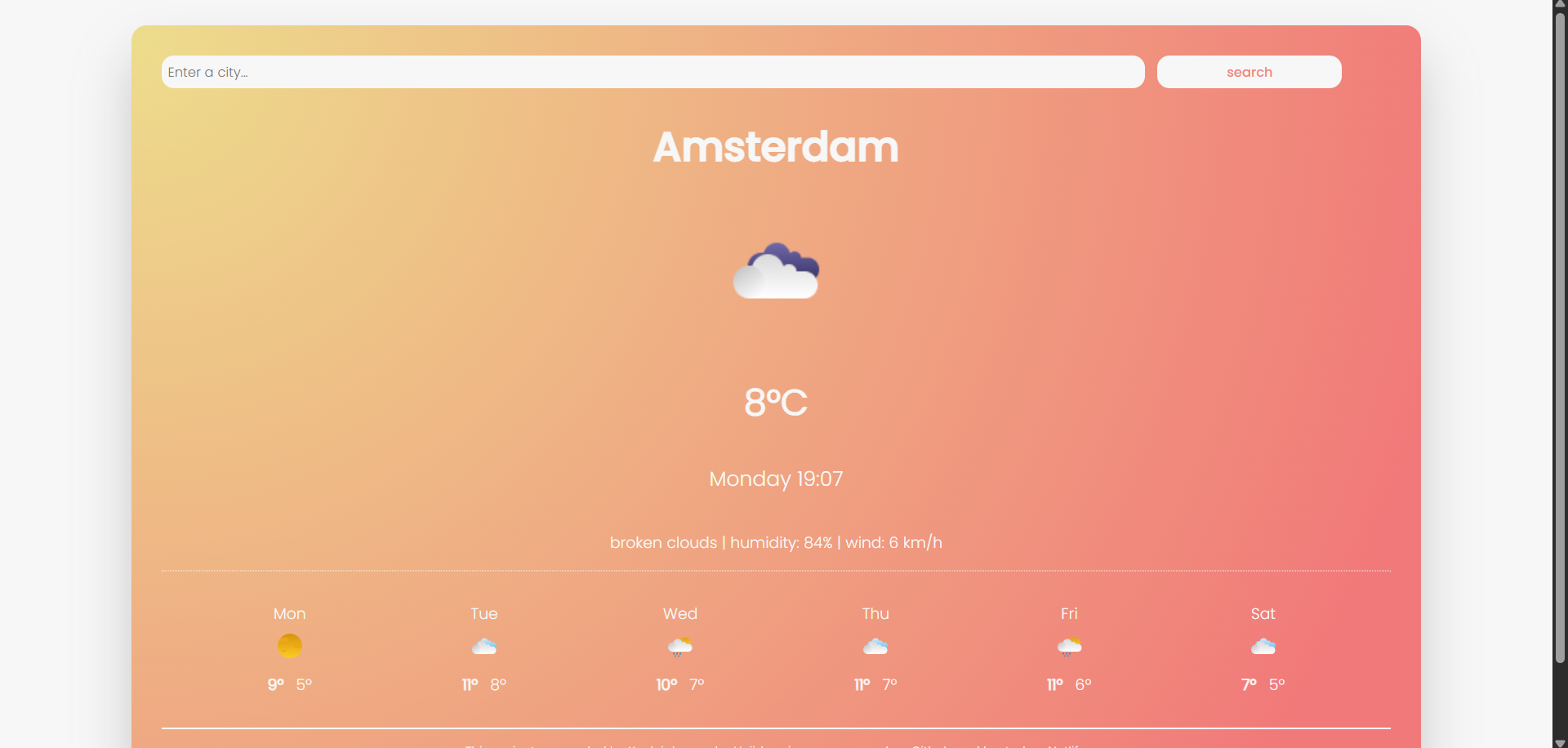 preview weather search project